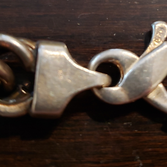 Vintage 925 Sterling Silver Rope Necklace - Picture 6 of 6